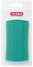 Kup Dwustronny grzebień do włosów 10 cm, niebieski - Titania Universal Comb
