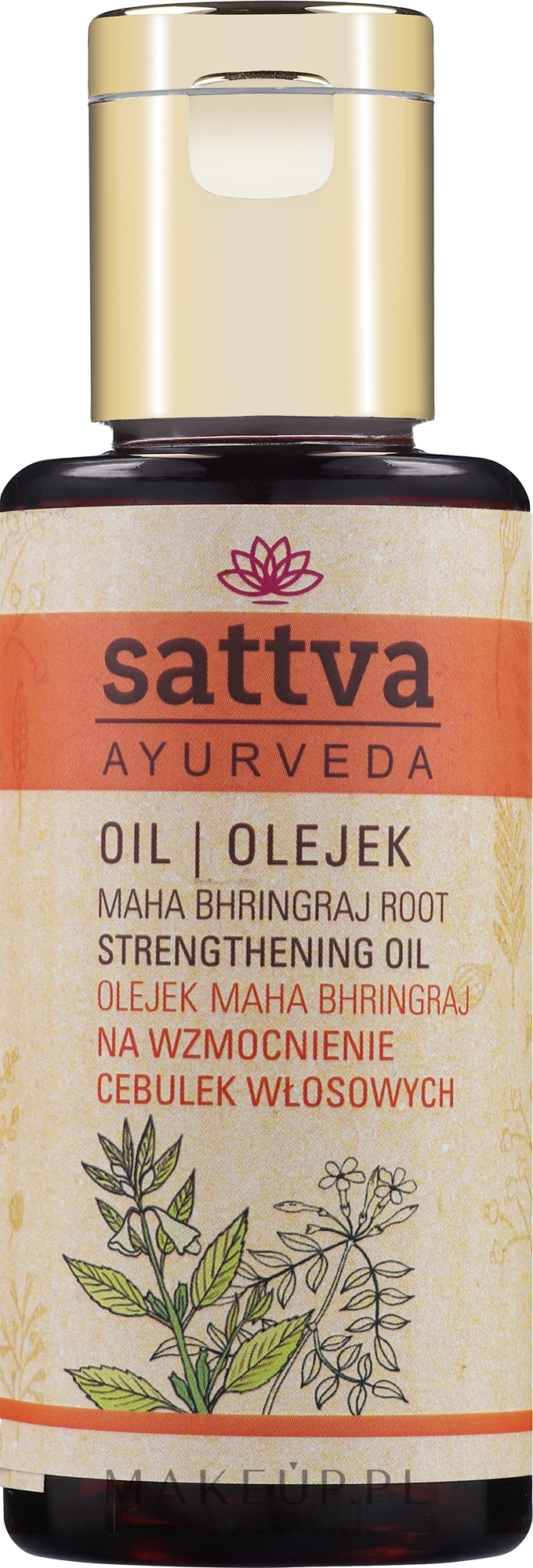 Olejek na wzmocnienie cebulek włosowych - Sattva Ayurveda Maha Bhringraj Strengthening Oil — Zdjęcie 100 ml