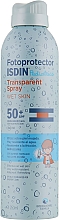 Kup Spray z filtrem przeciwsłonecznym dla dzieci SPF 50+ - Isdin Fotoprotector Pediatrics Transparent Spray SPF 50+