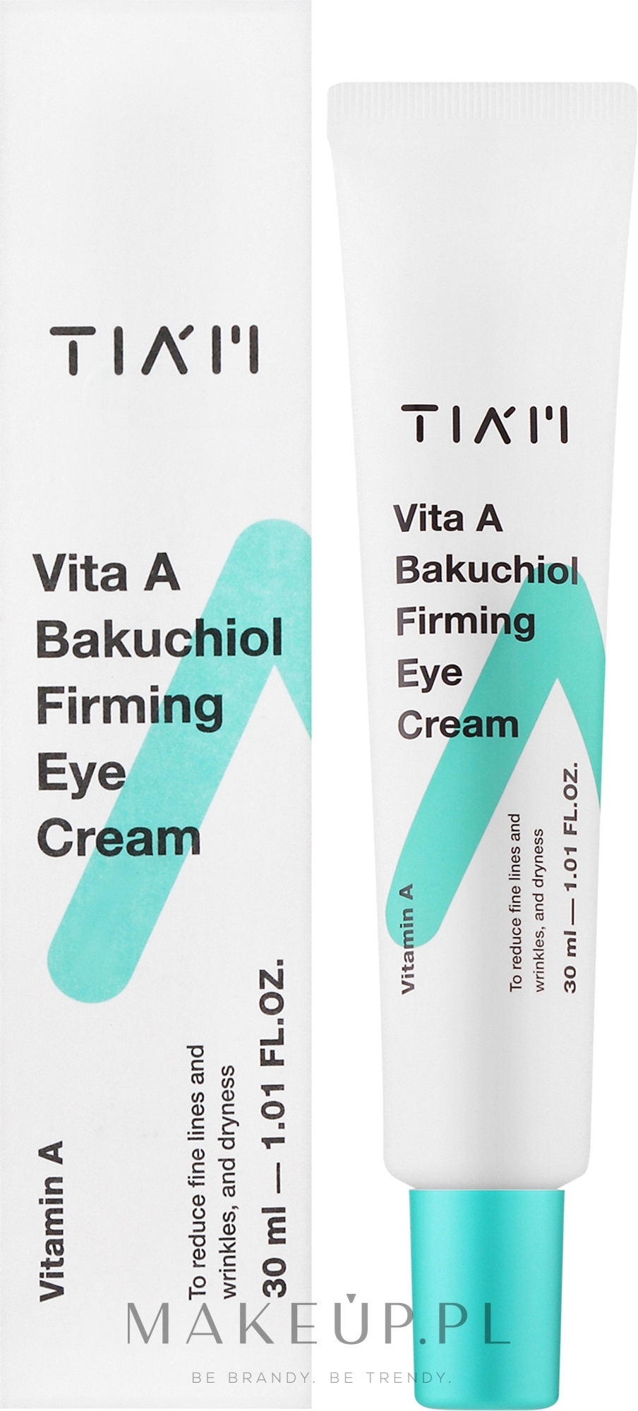 Krem pod oczy z bacucciolem - Tiam Vita A Bakuchiol Firming Eye Cream — Zdjęcie 30 ml