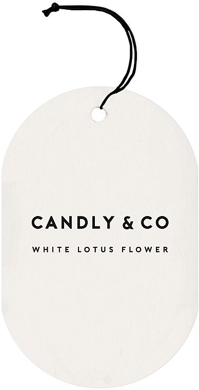 Zawieszka zapachowa - Candly&Co No.8 White Lotos Flower Fragrance Tag — Zdjęcie N2