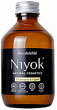 Olejek do płukania ust z trawy cytrynowej i imbiru - Niyok Natural Cosmetics — Zdjęcie N1