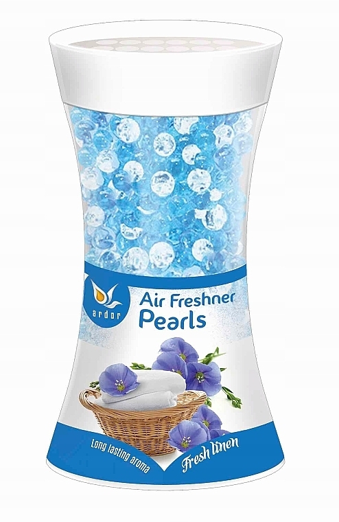Odświeżacz powietrza w żelu Świeża pościel - Ardor Air Freshener Pearls Fresh Linen — Zdjęcie N1