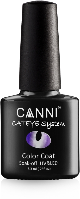 Lakier hybrydowy z efektem kociego oka - Canni Cat Eye Color Coat  — Zdjęcie N1
