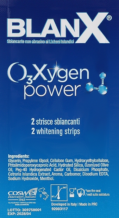 Paski do wybielania zębów - BlanX Oxygen Power Whitening Strips — Zdjęcie N2