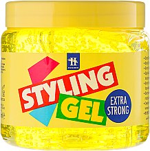 Mocny żel do stylizacji włosów Żółty - Hegron Styling Gel Extra Strong — Zdjęcie N5