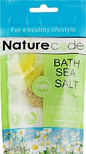 Kup Morska sól do kąpieli Kwiaty rumianku i olejek z werbeny cytrynowej - Nature Code Bath Sea Salt