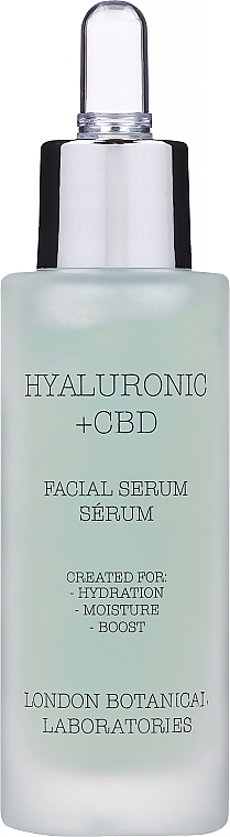 Serum w sprayu do twarzy z olejkiem różanym - London Botanical Laboratories Hyaluronic Acid+CBD Moisture Surge Serum — Zdjęcie N1