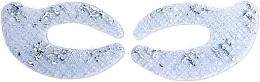 Hydrożelowe plastry na skórę wokół oczu z brokatem - IDC Institute C Shaped Glitter Hydrogel Eye Pad Blue — Zdjęcie N2