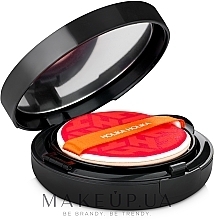 Coushion nawilżający 2 w 1 + uzupełnienie - Holika Holika Hard Cover Glow Cushion Set  — Zdjęcie N2