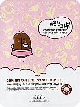 Maseczka w płachcie do twarzy z ceramidami i kofeiną - Esfolio Pure Skin Ceramide Caffeine Essence Mask Sheet — Zdjęcie N1