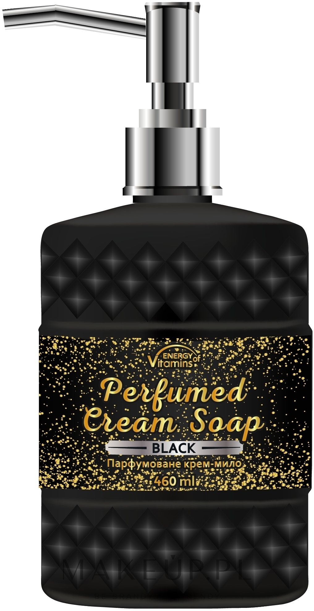Perfumowane kremowe mydło do ciała Black - Energy of Vitamins Perfumed Cream Soap — Zdjęcie 460 ml