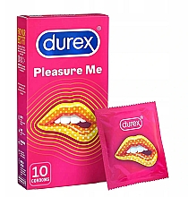 Prezerwatywy, 10 szt - Durex Pleasuremax — Zdjęcie N1
