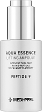 Serum do twarzy z kompleksem peptydowym - MEDIPEEL Peptide 9 Aqua Essence Lifting Ampoule  — Zdjęcie N2