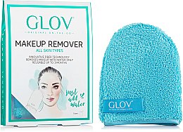 Rękawiczka do demakijażu, błękitna - Glov On The Go Makeup Remover Bouncy Blue — Zdjęcie N1
