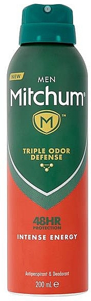 Dezodorant w sprayu dla mężczyzn - Mitchum Men Intense Energy 48hr Anti-Perspirant — Zdjęcie N1