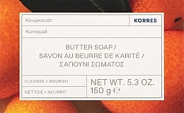 Mydło - Korres Kumquat Butter Soap — Zdjęcie N1