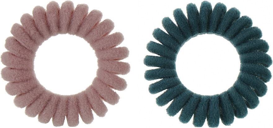 Gumka-bransoletka do włosów - Invisibobble Power Fluffy Rose and Ice Perfomance Hair Spiral — Zdjęcie N2