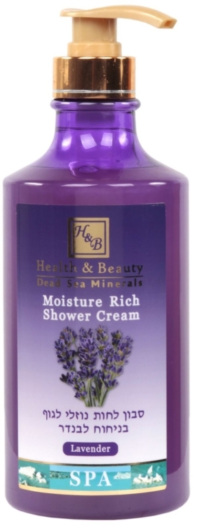 Lawendowy krem-żel pod prysznic - Health And Beauty Moisture Rich Shower Cream — Zdjęcie N1