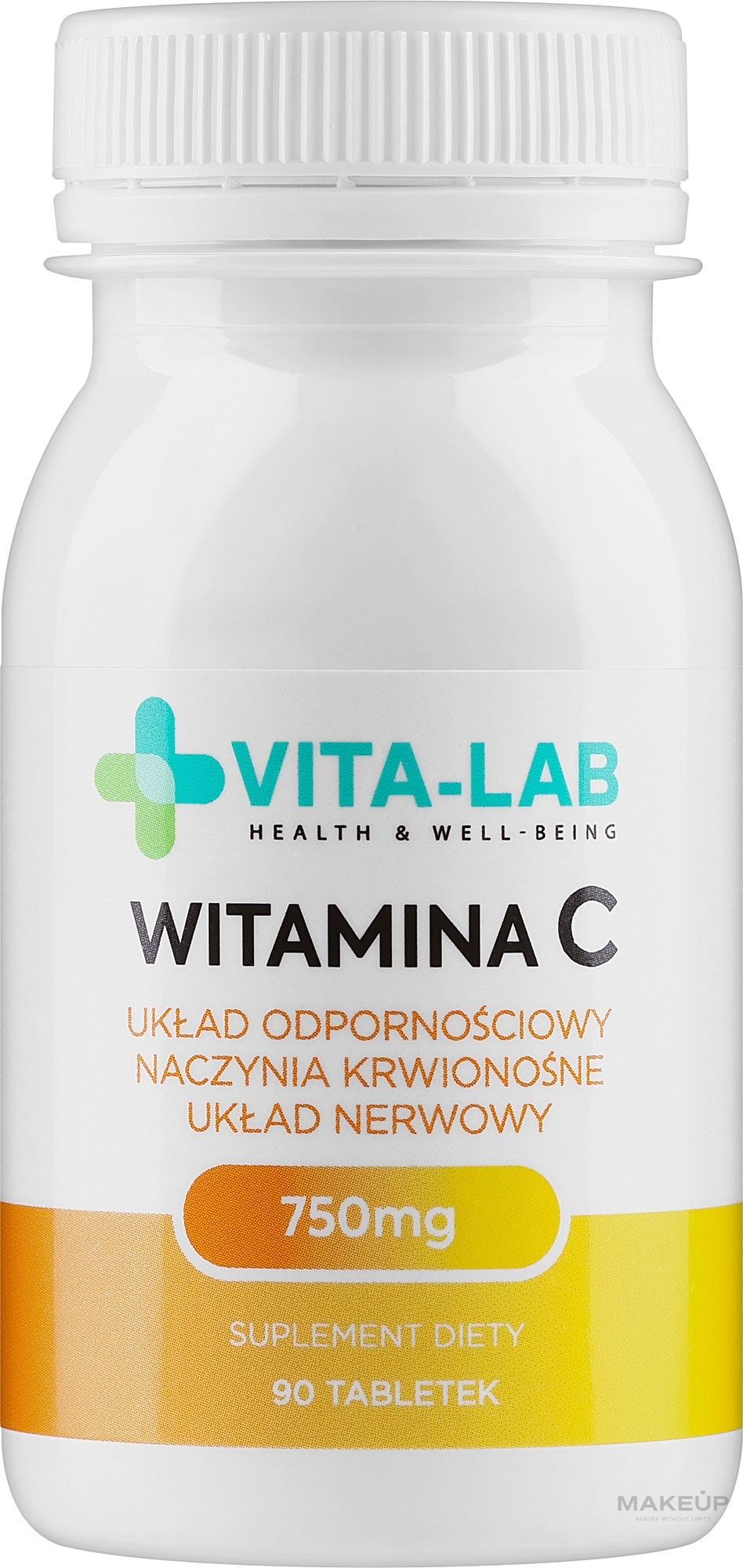 Suplement diety Witamina C, 750 mg - Vita-Lab Vitamin C 750 mg — Zdjęcie 90 szt.