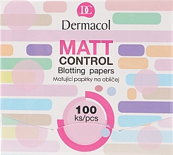 Kup Bibułki matujące do twarzy - Dermacol Matt Control Cleansing Wipes