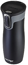 Kubek termiczny, 470 ml - Contigo Thermal Mug West Loop Matte Black — Zdjęcie N1