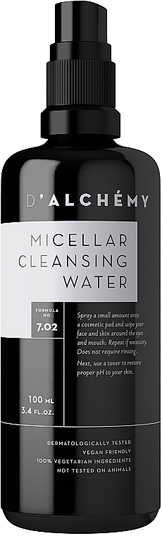 Płyn micelarny do demakijażu - D'Alchemy Micellar Cleansing Water — Zdjęcie N1