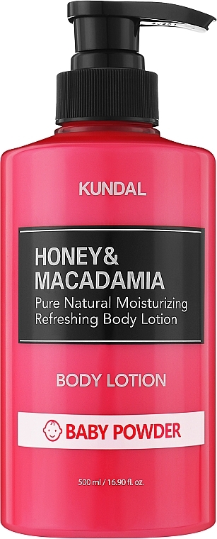 Balsam do ciała - Kundal Honey & Macadamia Body Lotion Baby Powder — Zdjęcie N1