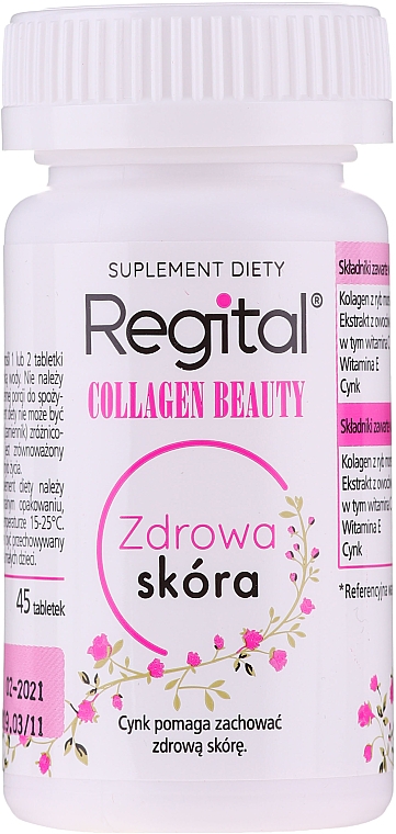 Suplement diety, Zdrowa skóra - Regital Collagen — Zdjęcie N1