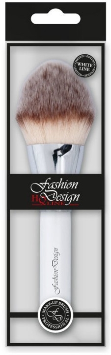 Pędzel do pudru, 37160 - Top Choice Fashion Design White Line  — Zdjęcie N1