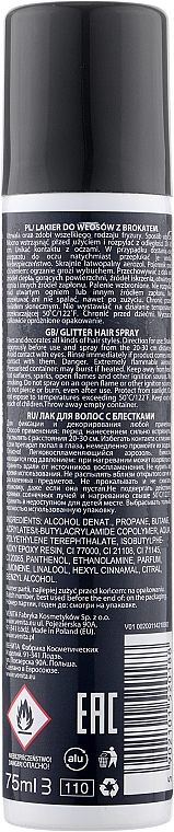 Lakier do włosów z brokatem - Venita Multicolor Spray — Zdjęcie N2