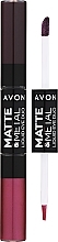 Pomadka w płynie 2 w 1 - Avon Matte & Metal Liquid Lip Duo — Zdjęcie N2