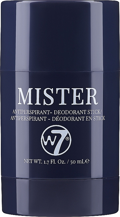 Dezodorant w sztyfcie antyperspiracyjny - W7 Mister Antiperspirant Deodorant Stick — Zdjęcie N1