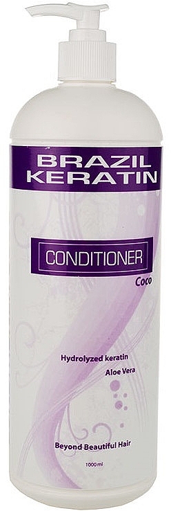 WYPRZEDAŻ Kokosowa odżywka nawilżająca do włosów suchych - Brazil Keratin Intensive Coconut Conditioner * — Zdjęcie N5