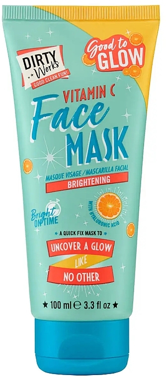 Maska do twarzy - Dirty Works Good To Glow Face Mask — Zdjęcie N1