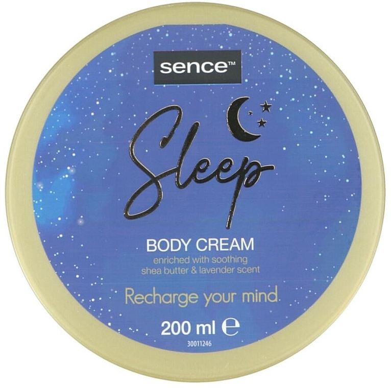 Krem do ciała z masłem shea i lawedną - Sence Wellness Sleep Body Care — Zdjęcie N2