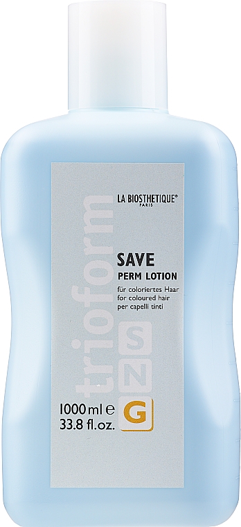 Balsam do delikatnej trwałej ondulacji do włosów farbowanych - La Biosthetique TrioForm Save G Professional Use — Zdjęcie N1