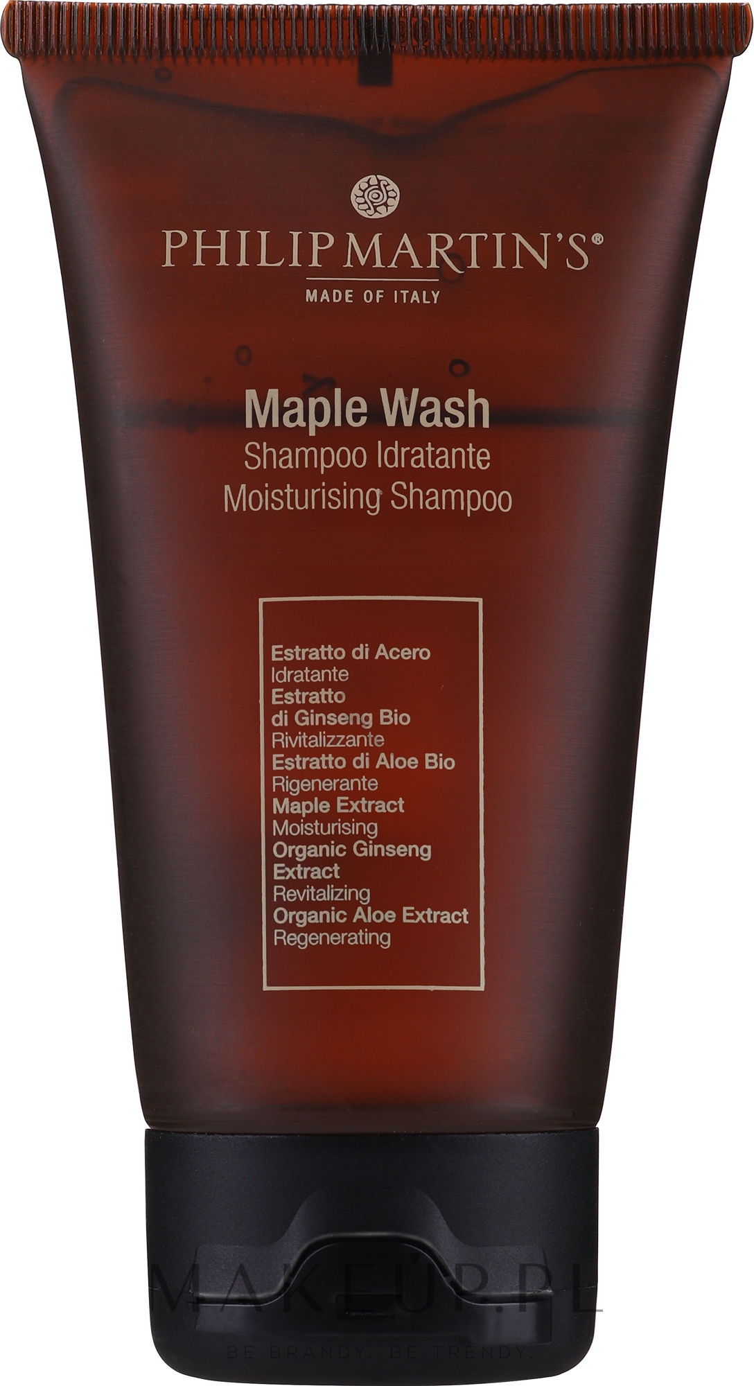 Odżywczo-nawilżający szampon z ekstraktem z klonu - Philip Martin's Maple Wash (mini) — Zdjęcie 75 ml