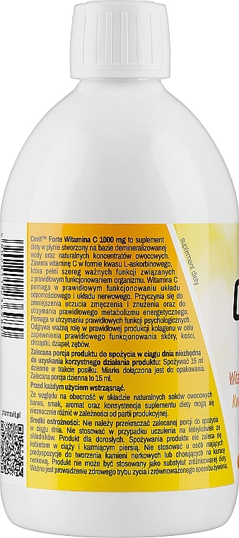 Suplement diety Cevit Forte Witamina C 1000 mg - Pharmovit CeVit Forte  — Zdjęcie N2