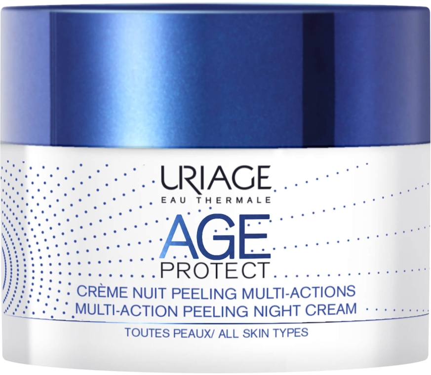 Multifunkcyjny krem peelingujący do twarzy na noc - Uriage Age Protect Multi-Action Peeling Night Cream  — Zdjęcie N1