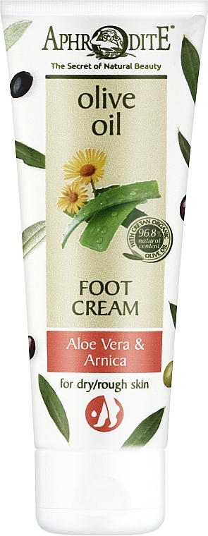 Krem do stóp z ekstraktem z aloesu i prebiotykami - Aphrodite Aloe Vera Foot Cream