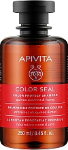 Szampon do włosów z proteinami komosy ryżowej i miodem - Apivita Color Seal Shampoo — Zdjęcie N1