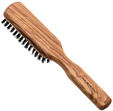 Szczotka do wygładzania włosów z drewna oliwnego - Hydrea London Olive Wood Smoothing Hair Brush — Zdjęcie N2