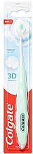 Szczoteczka do zębów, miękka, miętowo-biała - Colgate 3D Density Soft Toothbrush — Zdjęcie N1