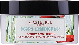 Masło do ciała z olejem z nasion konopi i CBD - Castelbel Smoothies Poppy Lemongrass Body Butter  — Zdjęcie N1