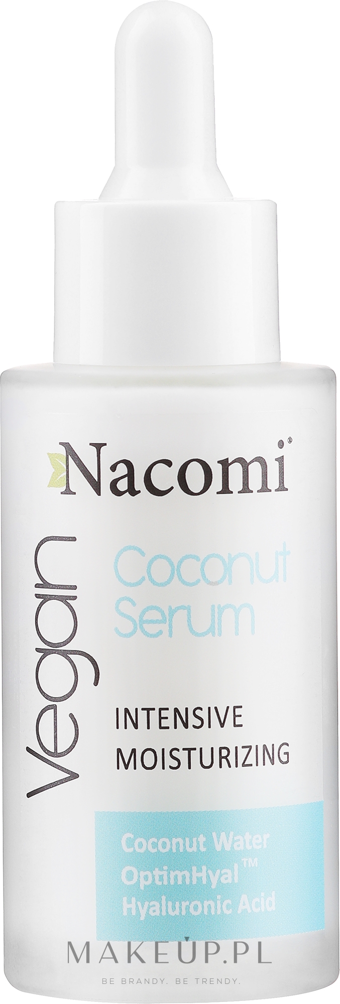 Nawilżające serum do twarzy z wodą kokosową - Nacomi Vegan Coconut Intensive Moisturizing Serum — Zdjęcie 40 ml