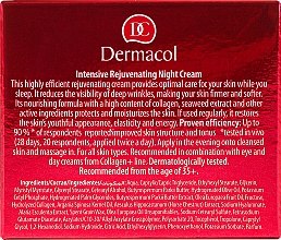 Intensywnie odmładzający krem na noc - Dermacol Collagen+ Intensive Rejuvenating Night Cream — Zdjęcie N3