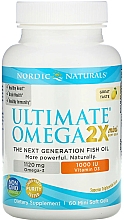 Kup Suplement diety Omega 2x+Witamina D3 o smaku cytrynowym - Nordic Naturals Omega 2X Mini With Vitamin D3
