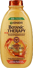 Szampon odżywczy do włosów bardzo zniszczonych, z rozdwajającymi się końcówkami Miód & wosk pszczeli - Garnier Botanic Therapy Honey Treasures — Zdjęcie N1