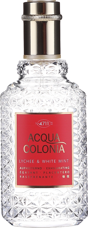 Maurer & Wirtz 4711 Aqua Colognia Lychee & White Mint - Zestaw (edc 50 ml + sh/gel 75 ml) — Zdjęcie N3